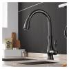 Gold Kitchen Faucet with Swivel Spout, Brushed Finish view 3