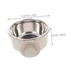 COLLBATH 2-Piece Stainless Steel Hanging Bowls for Dogs and Cats view 2
