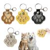 KEORHEZ Pet Hair Memorial Keychains, 4-Pack view 1