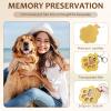 KEORHEZ Pet Hair Memorial Keychains, 4-Pack view 2