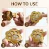 KEORHEZ Pet Hair Memorial Keychains, 4-Pack view 4