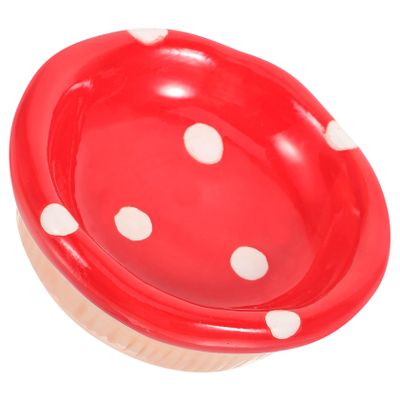 Toyvian Ceramic Food Bowl for Hamsters and Small Pets