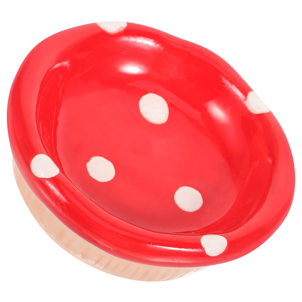 Toyvian Ceramic Food Bowl for Hamsters and Small Pets