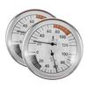 2-Piece Stainless Steel Sauna Thermohygrometer, Heat-Resistant view 1