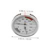 2-Piece Stainless Steel Sauna Thermohygrometer, Heat-Resistant view 2