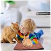UPKOCH Guinea Pig Cage Mat, Washable Urine-Resistant Blanket, 5 Pieces, Microfiber view 4