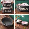 Personalized Dog/Cat Toy Basket, Cotton Rope Pet Toy Storage Box, Puppy Gift (28 x 22 x 11 cm) view 4
