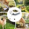 Outdoor Dog Water Fountain - Paw-Activated Water Dispenser for Pets, Pressure-Adjustable Fountain for Garden, Lawn and Patio view 4