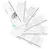 Anneome Reusable Eyebrow Stencils with Designs for Precise, Symmetrical Brow Shaping view 1