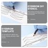 Anneome Reusable Eyebrow Stencils with Designs for Precise, Symmetrical Brow Shaping view 3