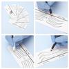 Anneome Reusable Eyebrow Stencils with Designs for Precise, Symmetrical Brow Shaping view 4