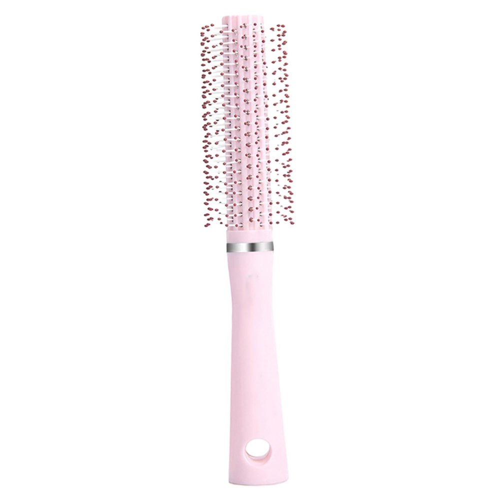 Round Hair Brush for Blow-Drying, Pink