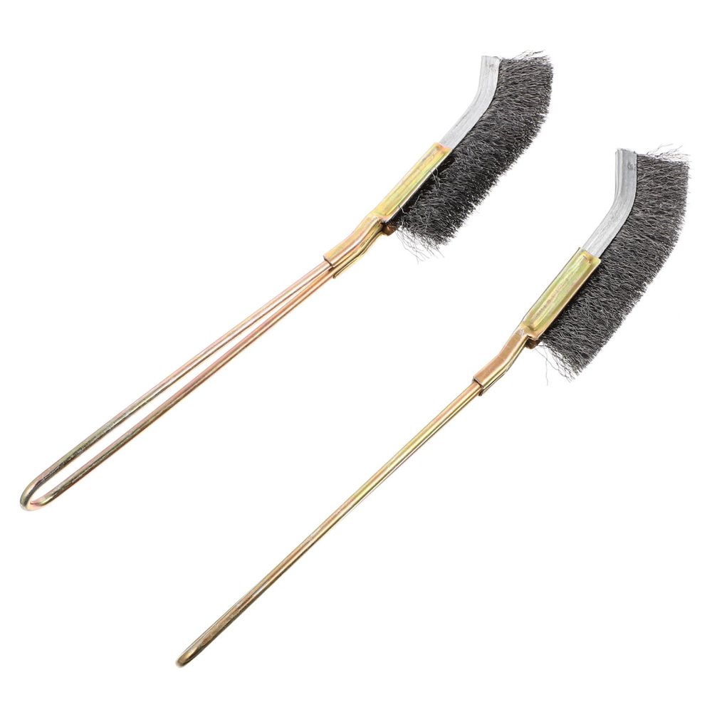 Bird Cage Cleaning Brushes, 2-Piece Narrow Copper Wire Set
