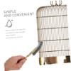 Bird Cage Cleaning Brushes, 2-Piece Narrow Copper Wire Set view 4