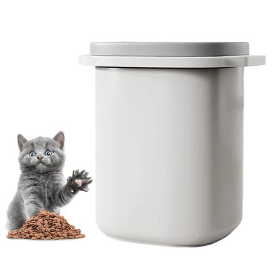 GkgWuxf Airtight Cat Treat Storage Container with Lid