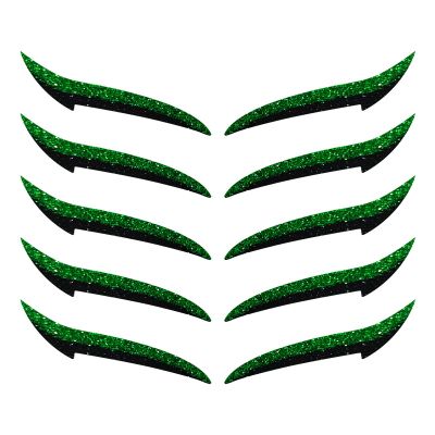 Ylnailky Reusable Eyeliner Stickers, Self-Adhesive Waterproof Eyeliner Strips, 10 Pieces