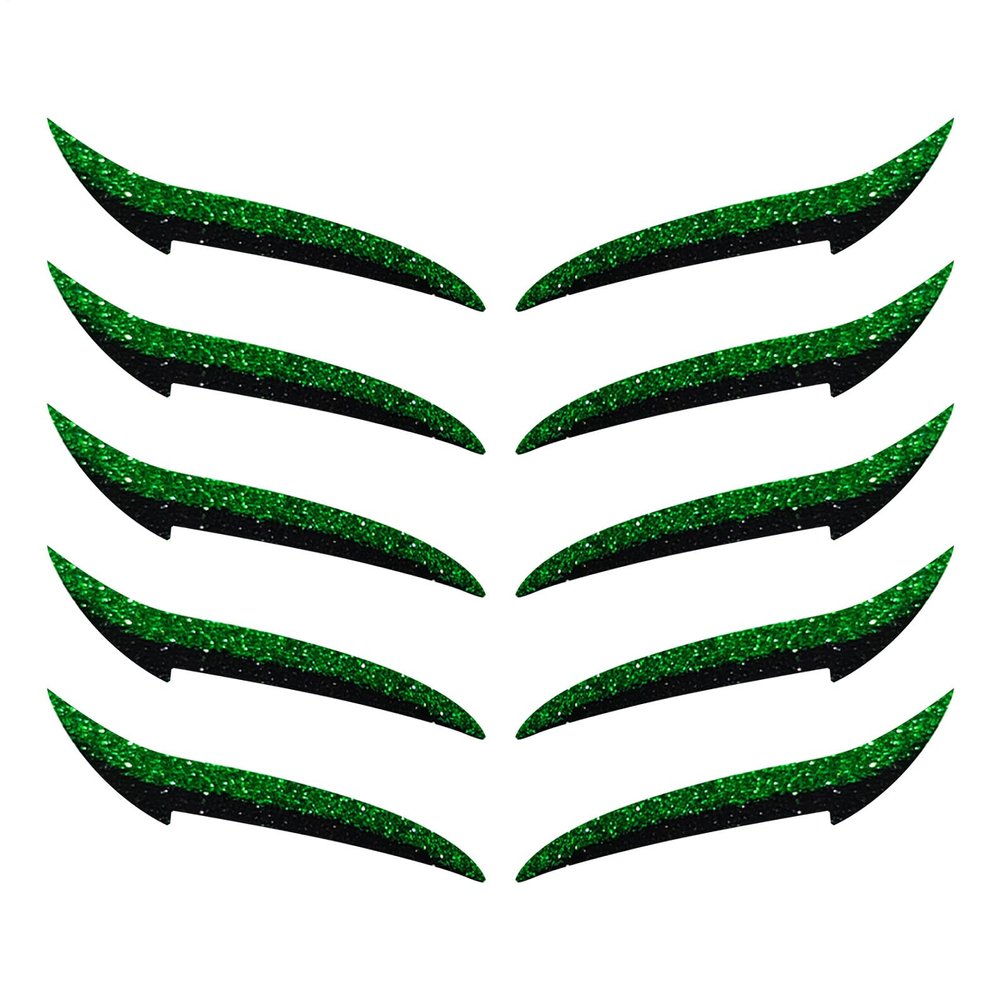 Ylnailky Reusable Eyeliner Stickers, Self-Adhesive Waterproof Eyeliner Strips, 10 Pieces