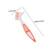 FOMIYES 6-Piece Denture Cleaning Brushes with Dual Head, Non-Slip Handle, and Color-Coded Bristles view 2