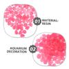 BAZEITFLOW 300-Piece Glow-in-the-Dark Stones for Garden and Aquarium, Waterproof Resin Decorative Pebbles view 3