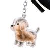 Quorvex Cute Pet Keychain, Transparent Dog Hair Keepsake Holder view 1