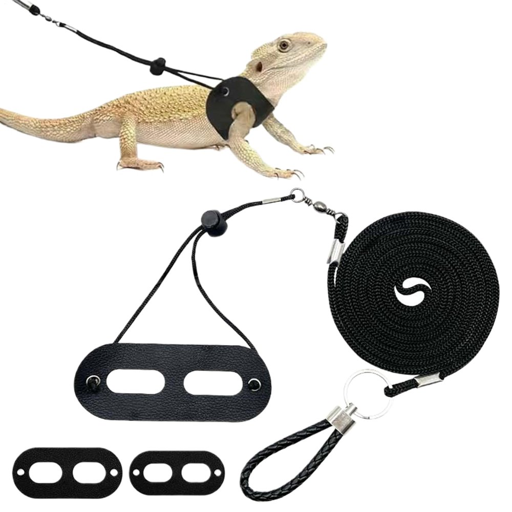 Adjustable Reptile Harness and Leash for Bearded Dragons