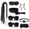 ZeeKoug Strength Training Set, Fitness Equipment Set, Nylon Couple Yoga Indoor Black 8-Piece Set view 1