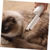 Supvox 3-in-1 Foldable Plastic Pet Comb for Dogs and Cats, White view 4