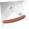 Vintage Stainless Steel and Wood Safety Razor with Smooth Handle view 4