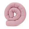 Schlangenmanufaktur Baby Bed Bumper Cuddle Snake, Dusty Pink, Waffle Piqué, Handmade in Bavaria, OEKO-TEX, 80 x 13 cm view 1