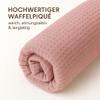 Schlangenmanufaktur Baby Bed Bumper Cuddle Snake, Dusty Pink, Waffle Piqué, Handmade in Bavaria, OEKO-TEX, 80 x 13 cm view 3