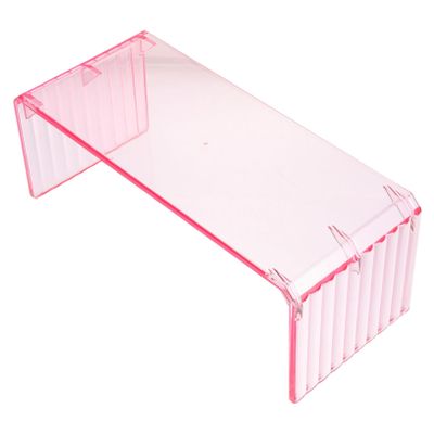 Pink Transparent Acrylic Nail Hand Rest for Manicures