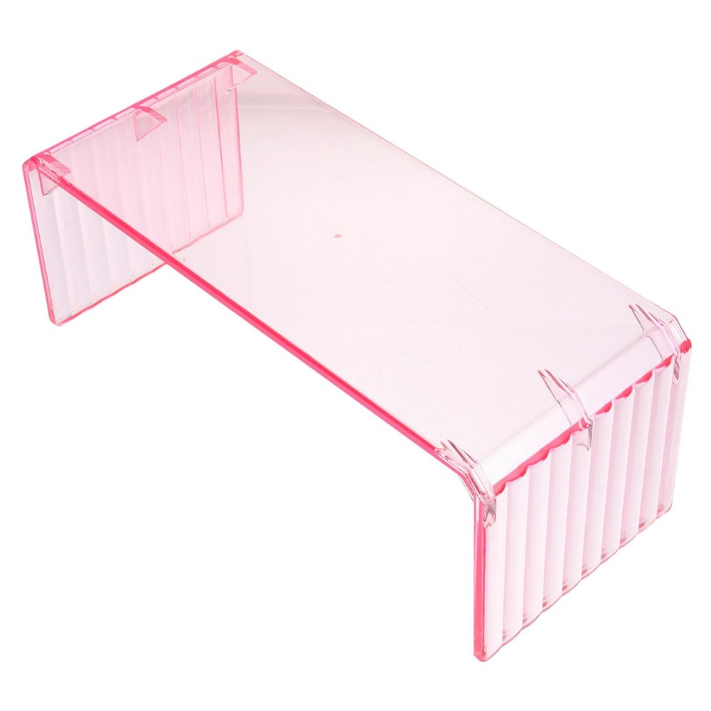 Pink Transparent Acrylic Nail Hand Rest for Manicures