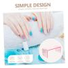 Pink Transparent Acrylic Nail Hand Rest for Manicures view 4