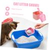 BAZEITFLOW Reusable Cat Litter Scoop with Bucket view 3