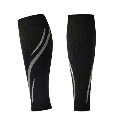 IUVYTA 1 Pair Calf Compression Sleeves for Men and Women, Shin Splint Support for Running and Cycling, Black, M