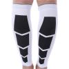 IUVYTA 1-Piece Calf Compression Sleeve for Men and Women, for Fitness, Running and Shin Splints, Black, L view 4
