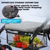 Folding 2-in-1 Rollator Walker with Backrest and Footrests view 4