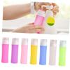 FOYTOKI Portable Silicone Travel Bottle, 80 ml, Refillable, Blue view 4