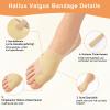 JLFDLLYYZQ 1 Pair Hallux Valgus Correction Socks with Heel Strap (Skin-Tone) view 4