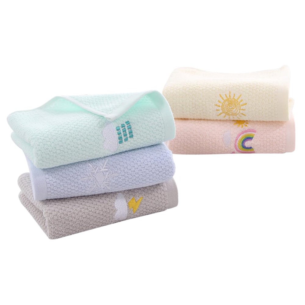 Cotton Children's Face Towels, Absorbent and Soft