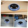 EXAOMBLE 4-Piece Replacement Walker Wheels for Wheelchairs and Mobility Aids, Swivel Design, Shock-Absorbing Material view 2