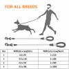 Long Dog Leash, 5 m x 8 mm, Black, with Padded Handle and Locking Carabiner view 2