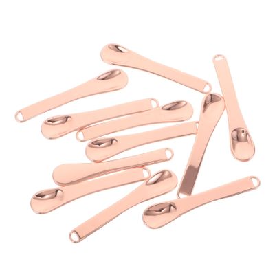 Healvian Reusable Zinc Alloy Cosmetic Spatulas, 20-Piece Set