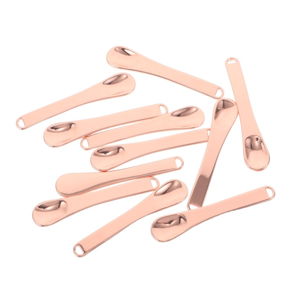 Healvian Reusable Zinc Alloy Cosmetic Spatulas, 20-Piece Set