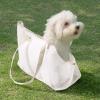 Pet Carrier Bag Small Dog Cat Travel Bag (Beige Yellow) view 4