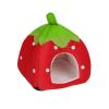 VTIDOBE Strawberry Pet Cave for Cats and Dogs view 1