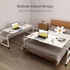Adjustable Over-Bed Desk with Wheels for Laptop, Study, and Meals view 3