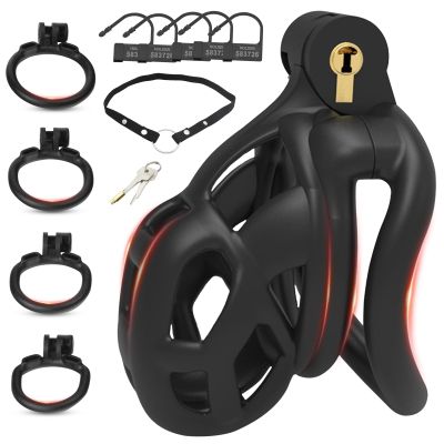 BDSMJOY Male Chastity Cage for Men (M)