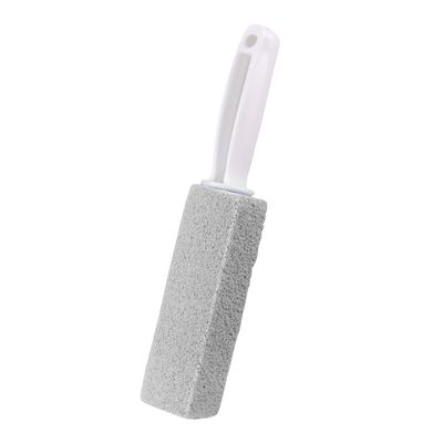 Gray Pumice Stone Cleaning Brush with Handle, 10 cm