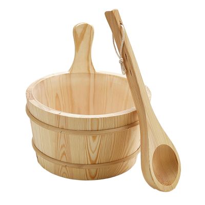 Large-Capacity Universal Sauna Water Bucket with Leak Protection